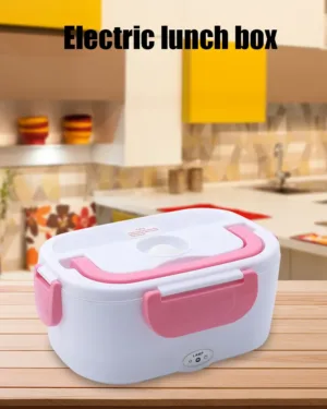 Portable Electric Lunch Box – Pink Color