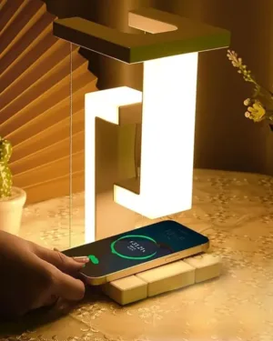 Anti-Gravity LED Desk Lamp with Wireless Charger