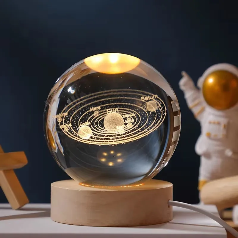 3D Crystal Ball – Solar System 3D Crystal Ball - Solar System