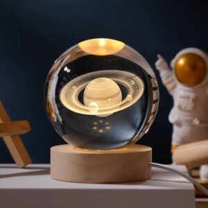 3D Crystal Ball - Saturn