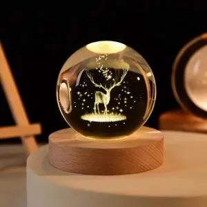 3D Crystal Ball - Deer
