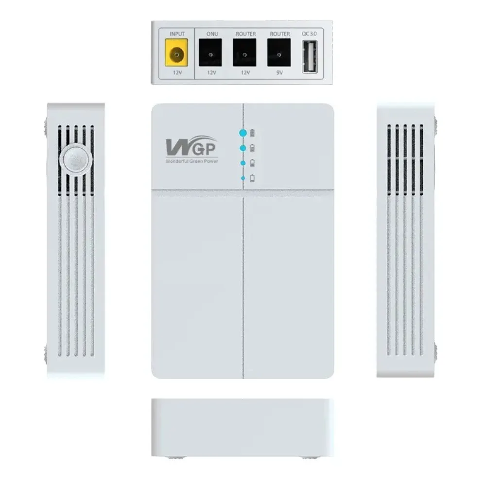 WGP Optima 302 Mini UPS for Wifi Router - 10500mAh (Without Adapter) WGP Optima 302 Mini UPS for Wifi Router - 10500mAh (Without Adapter)