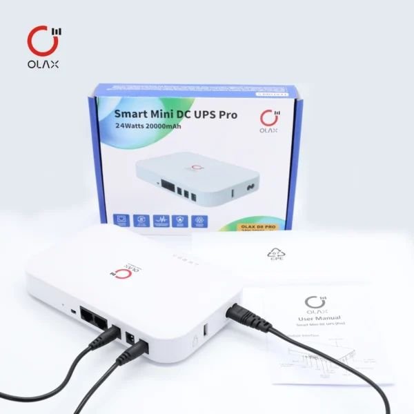 Olax POE D8 Pro 24W 20000mAh Smart Mini DC UPS Olax POE D8 Pro 24W 20000mAh Smart Mini DC UPS