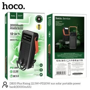 Hoco DB33 Plus 30000mAh Solar Power Bank