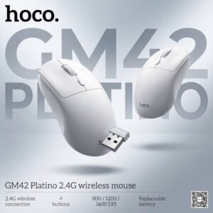 Hoco GM42 Platino 2.4G Wireless Mouse