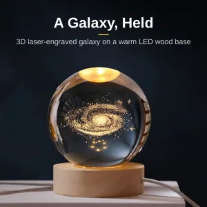 3D Crystal Ball - Galaxy