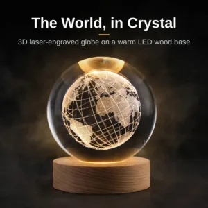 3D Crystal Ball - Globe