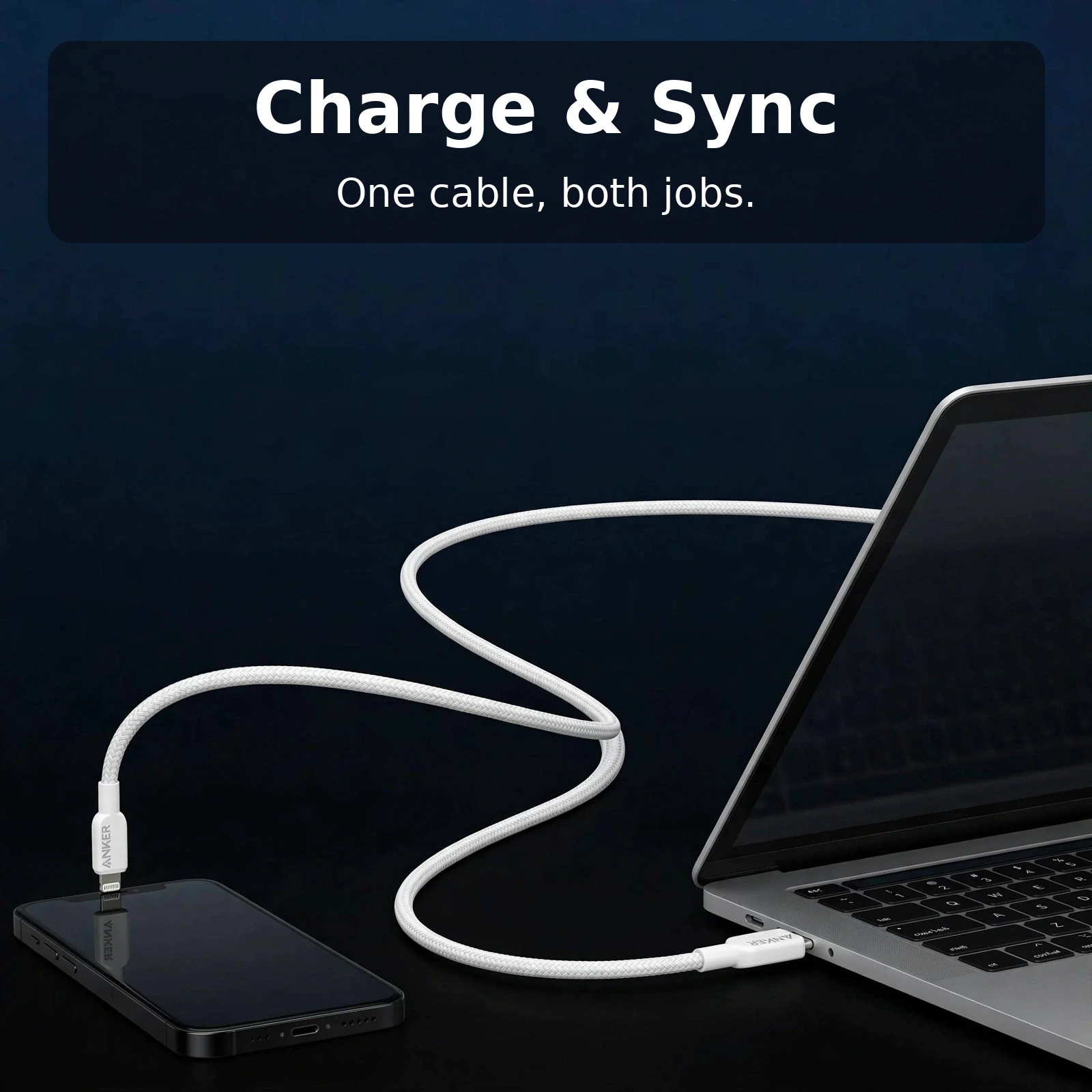 Anker braided cable reinforced connector