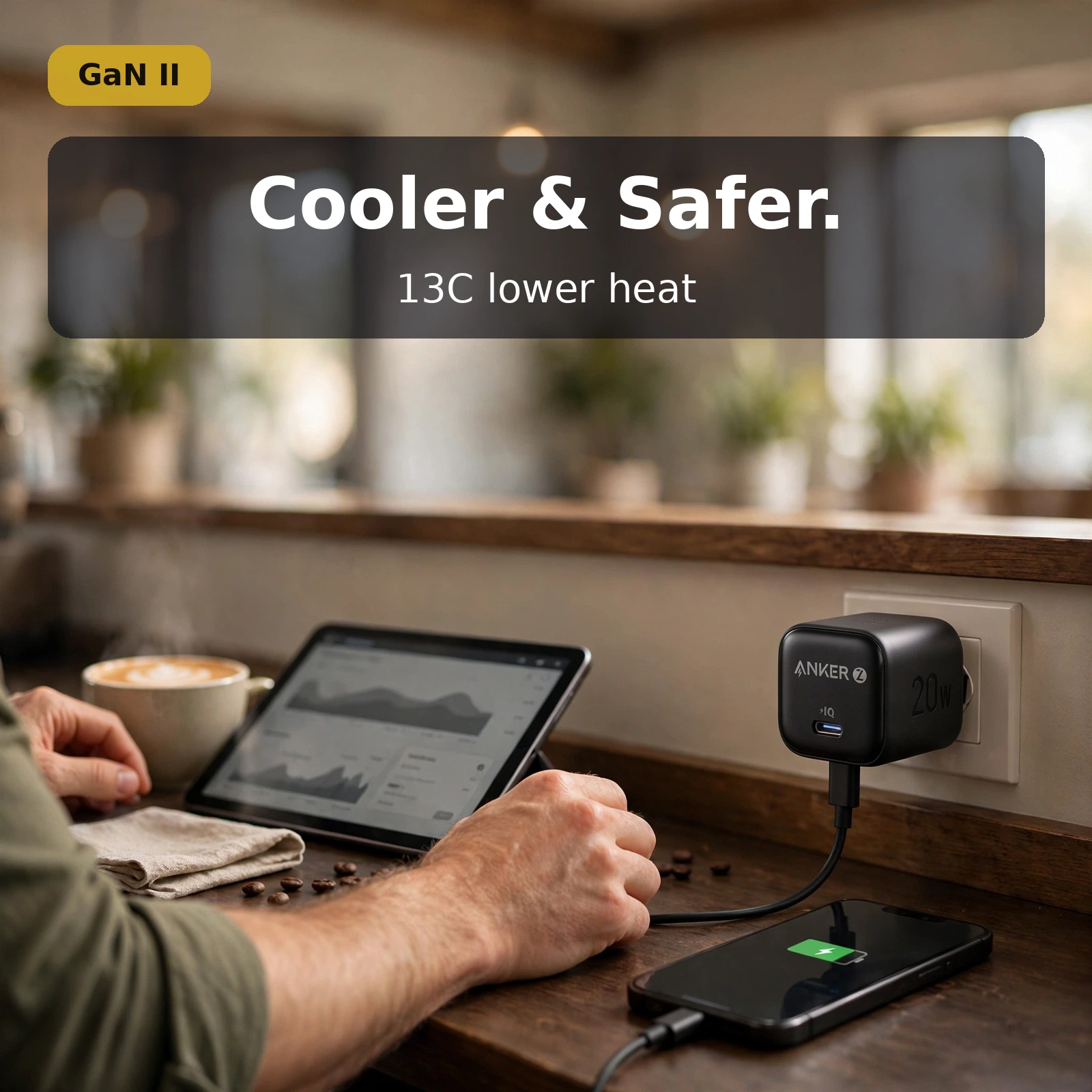 Anker Zolo IQ3 20W charger PD output