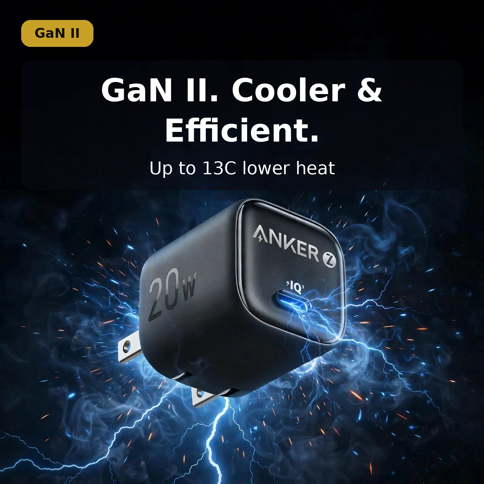 Anker Zolo IQ3 20W charger cooling