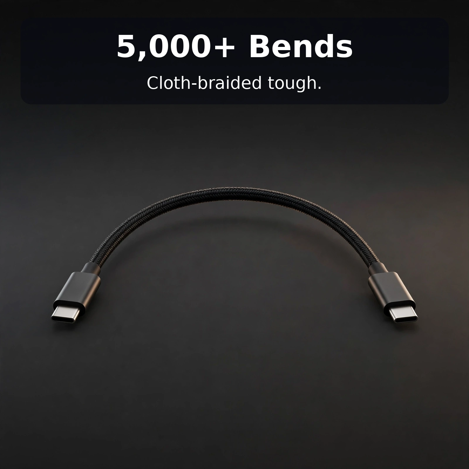 cloth braided USB-C cable 1.5m Bangladesh durability