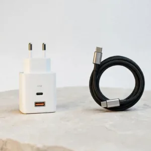 GearUP GP007 45W Fast PD Charger & GearUP CC24015 Type-C to Type-C 240W PD cable Combo