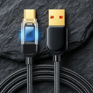 Joyroom S-AC066A4 66W Type C Fast Charging Cable With Digital Display