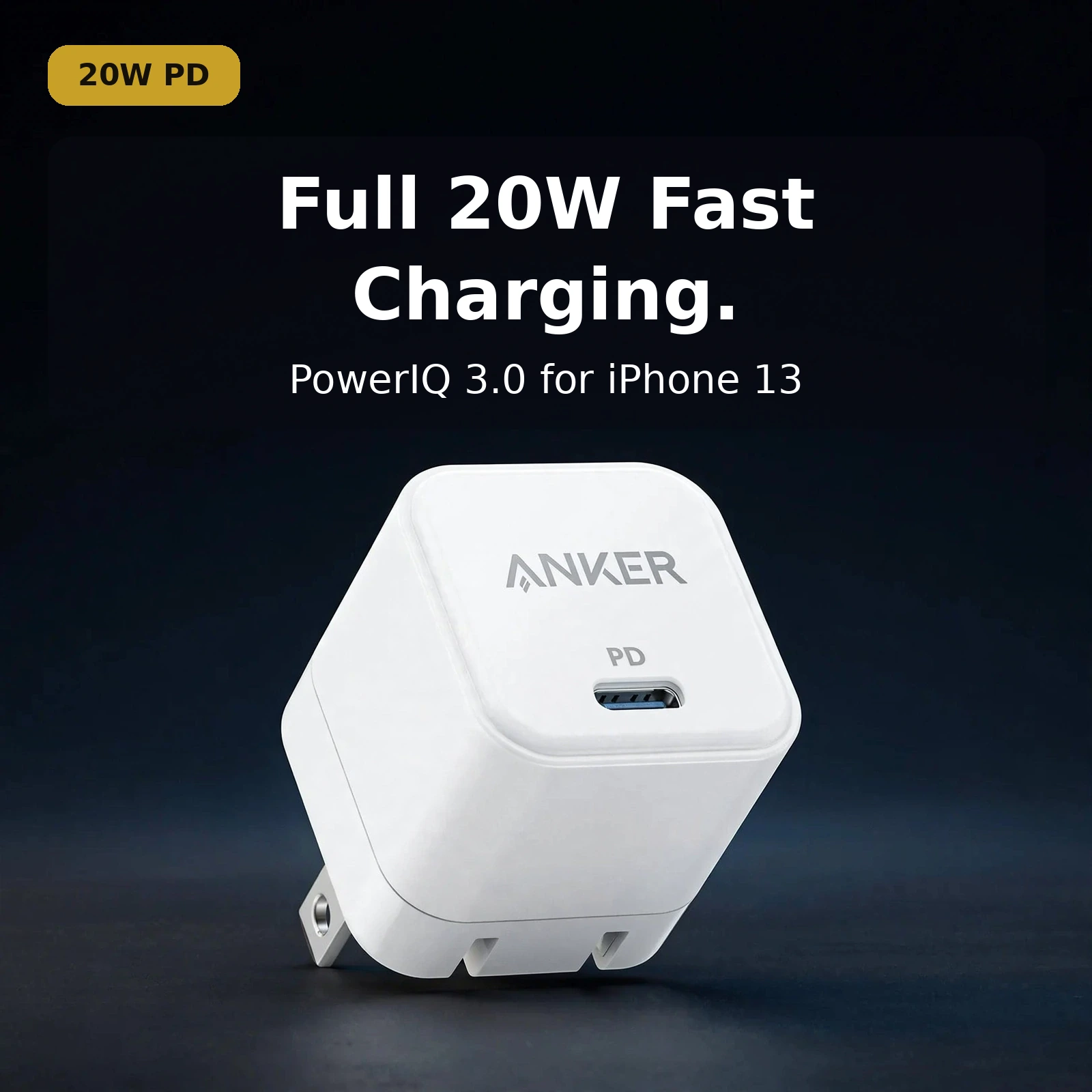 Anker PowerPort III Cube compact size