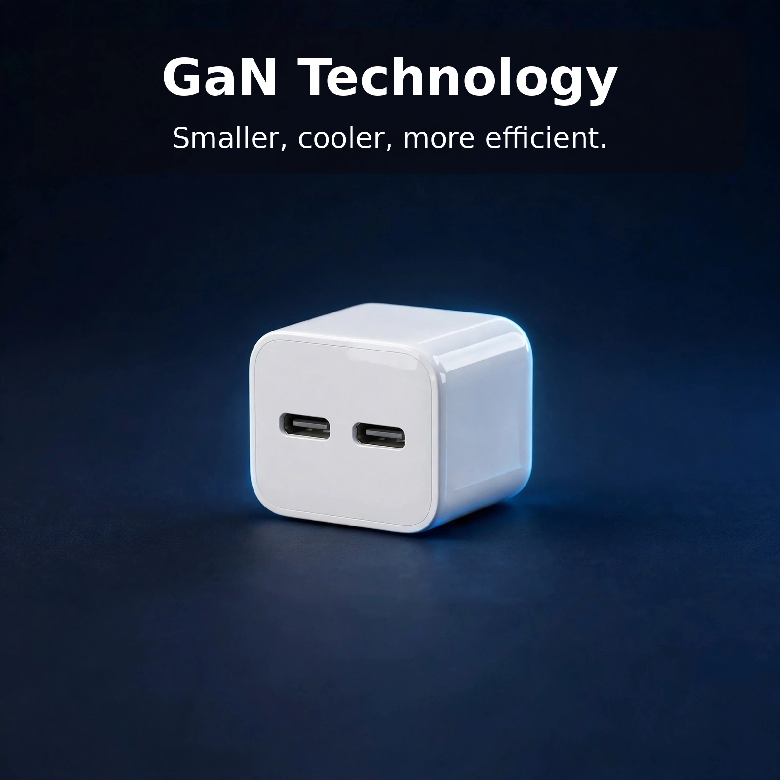 GaN technology card on the Vention 35W GaN charger