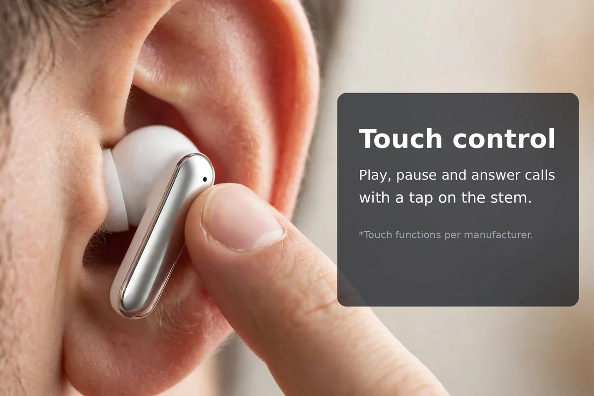 Valdus VNC-350 touch control card: play, pause and answer calls with a tap on the stem