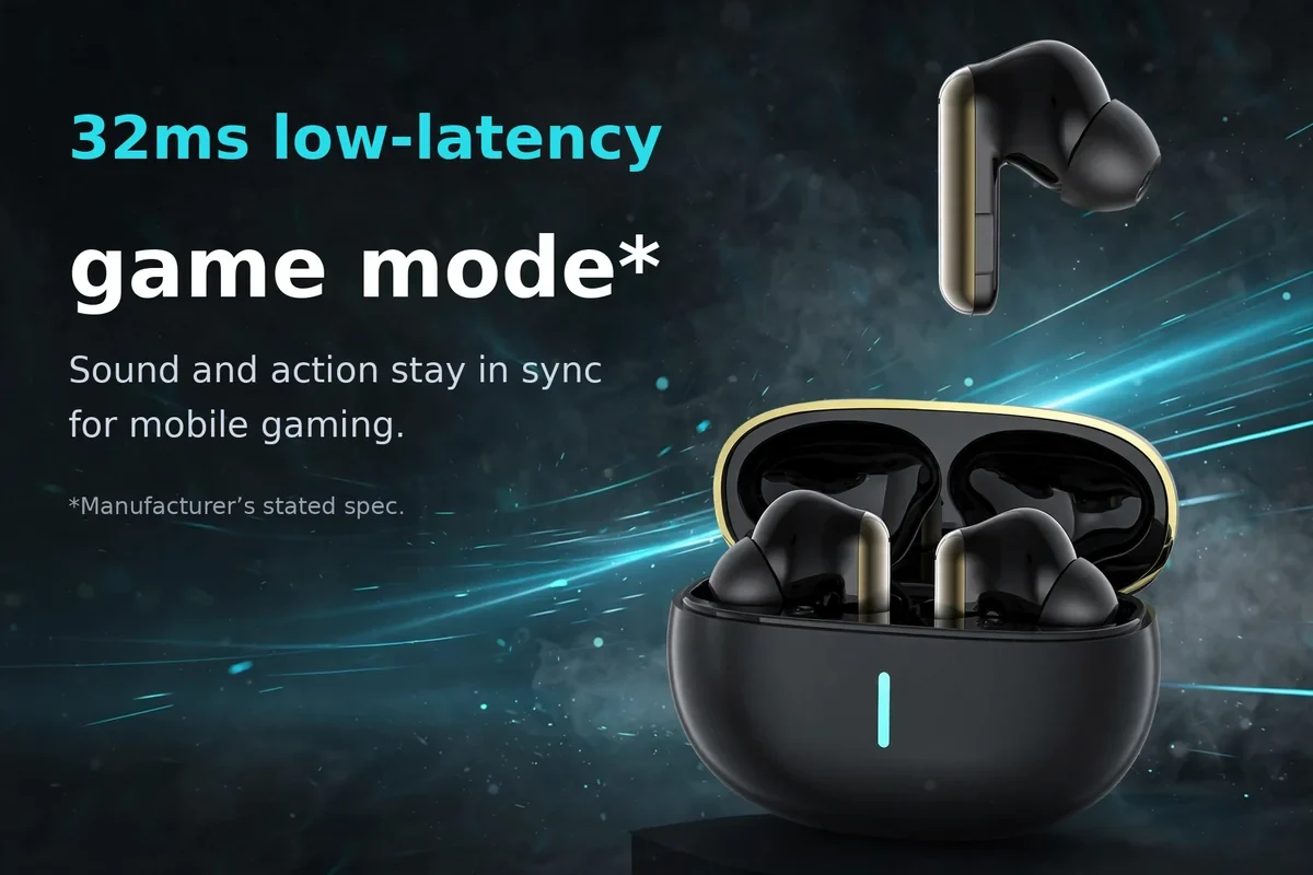 Valdus VNC-350 latency card: 32ms low-latency game mode, manufacturer's stated spec