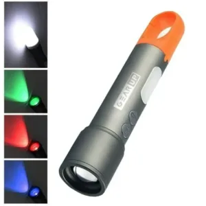 GearUP K57 Multifunctional Rechargeable Torch Flashlight