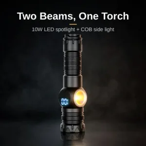 GearUP K60 10W COB LED Rechargeable Flashlight