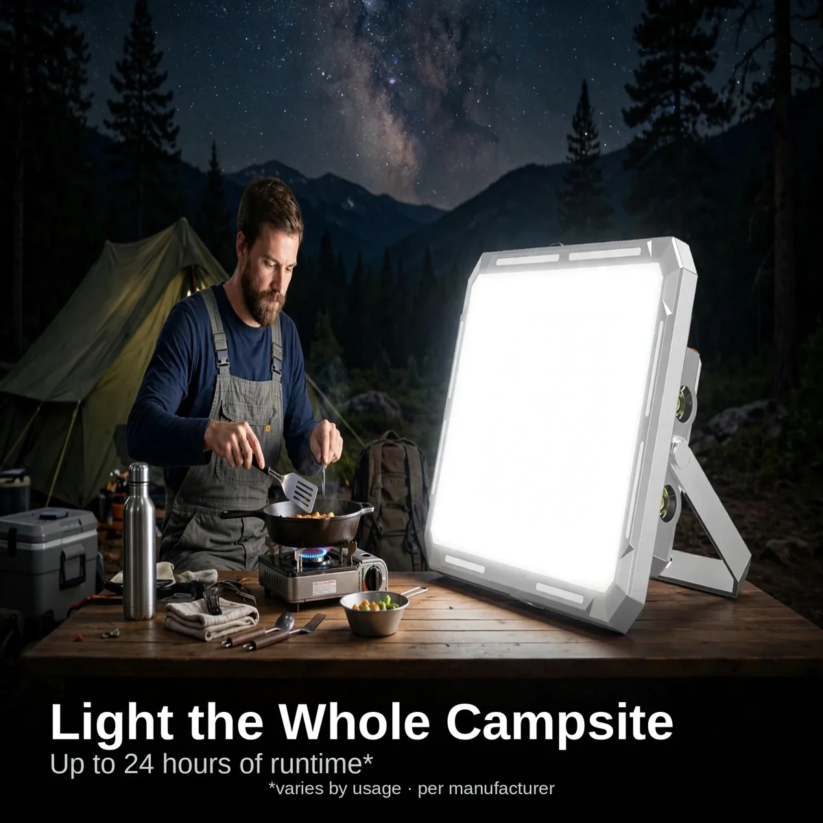 GearUP KXK-686 work light with IP44 splash resistance outdoors