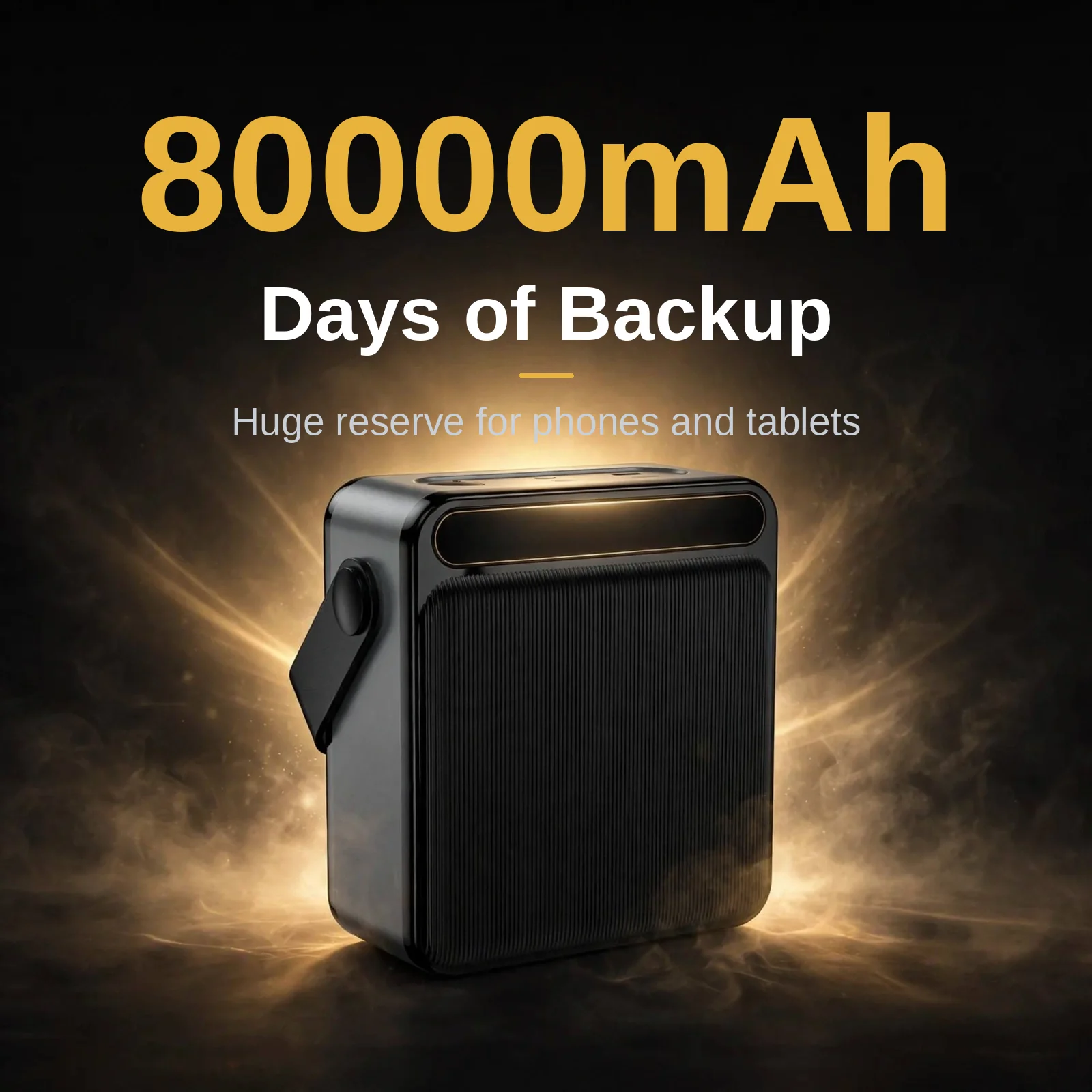 Hoco J161 80000mAh capacity story — days of backup for phones and tablets