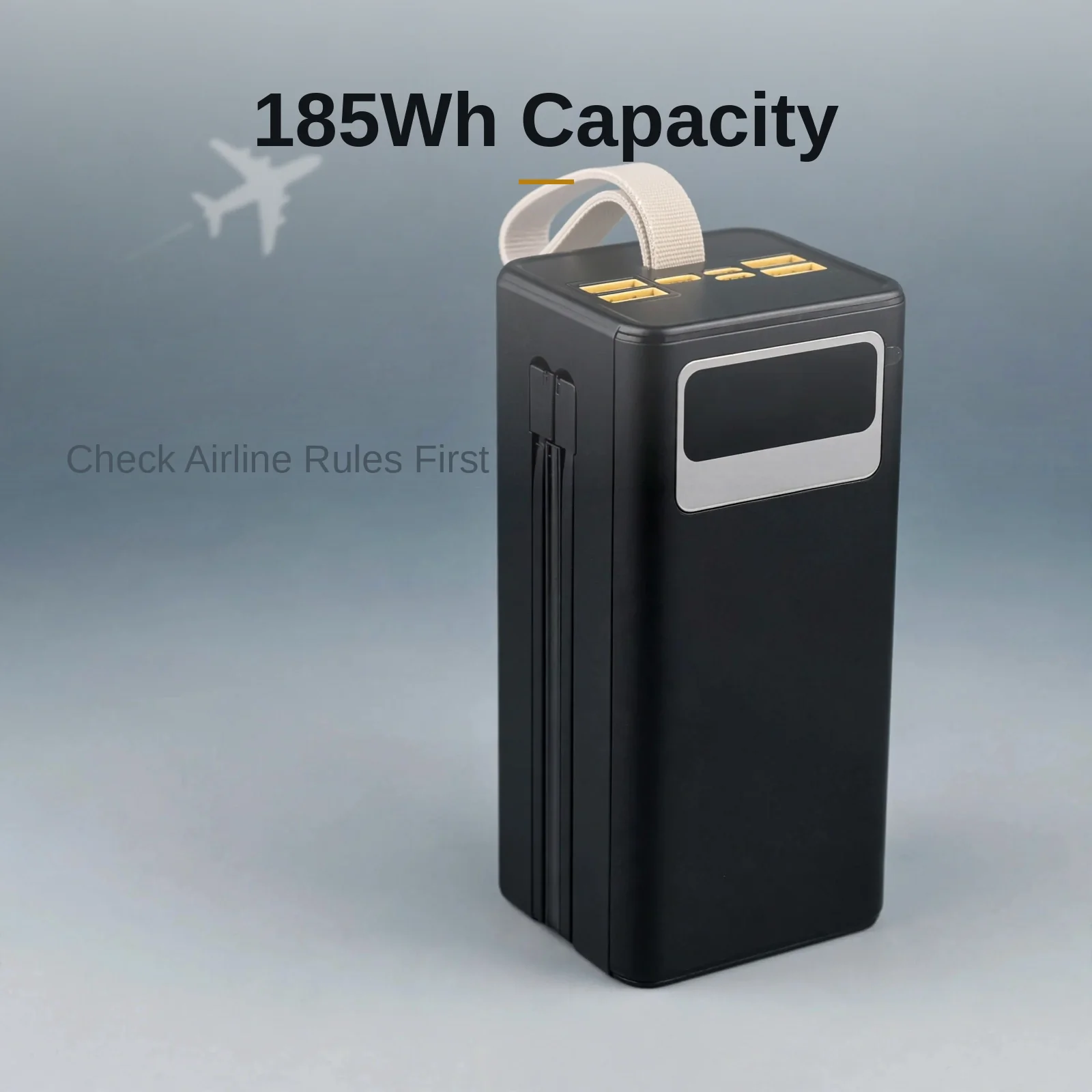 Hoco MMJ-12 — 185Wh capacity, check airline rules before flying