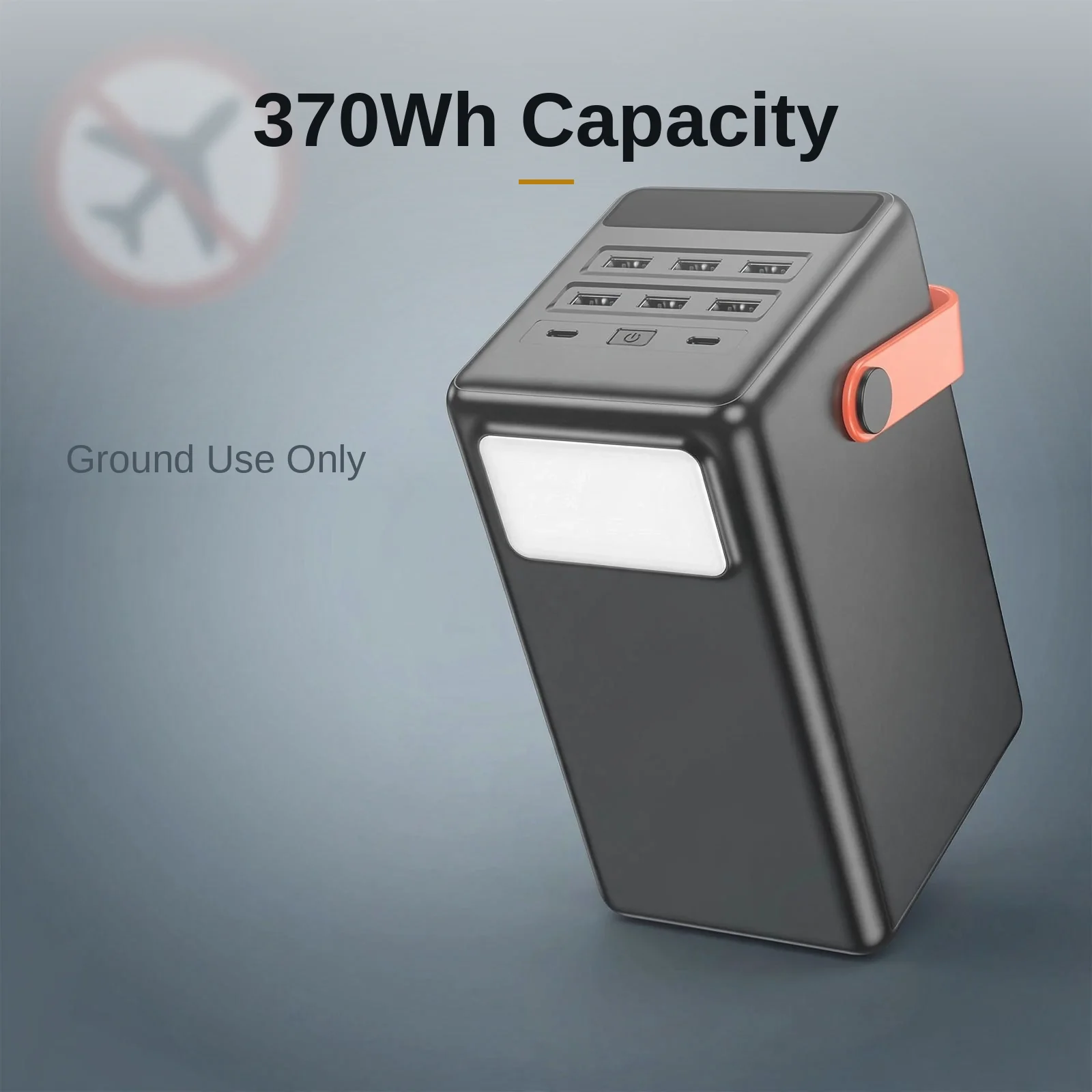 Hoco MMJ-20 370Wh airline warning: ground use only, not for flights