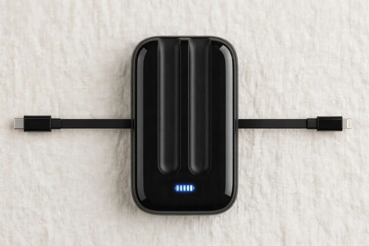 hoco-mmj-27-10000mah-22-5w-fast-charging-power-bank-with-built-in-cables_07 Hoco MMJ-27 10000mAh 22.5W power bank product photo