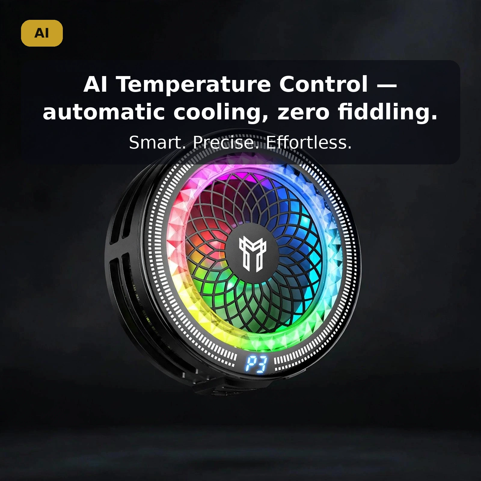 Hoco GA6 Glacier cooler price in Bangladesh — AI temperature control with digital display for automatic phone cooling