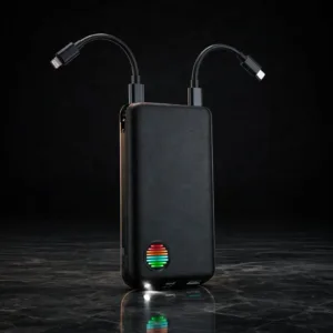 Joyroom JR-L014 22.5W 10000mAh Power Bank with Dual Cables - Black