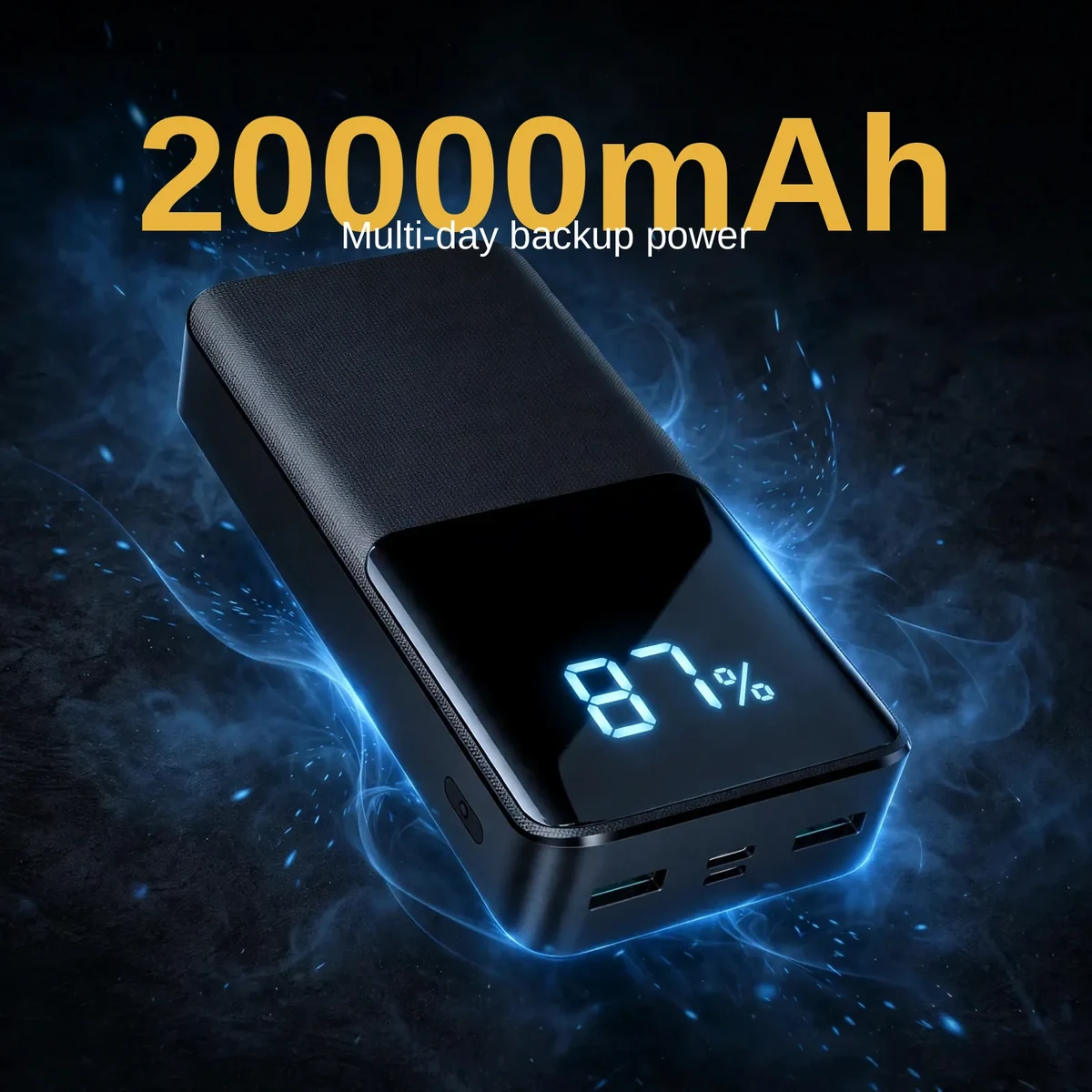 Joyroom JR-QP192 power bank price — 20000mAh capacity card for the JR-QP192 with its digital LED display lit