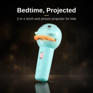 Kids Torch and Projector Light – 2-in-1 Flashlight Projector Toy