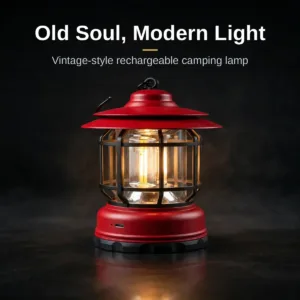 L-27 Portable Camping Lamp – Vintage Cage Lantern