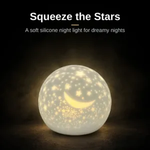 Multifunctional Silicone Star Night Light