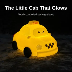 Soft Silicone Touch Control Rechargeable LED Taxi Night Lamp