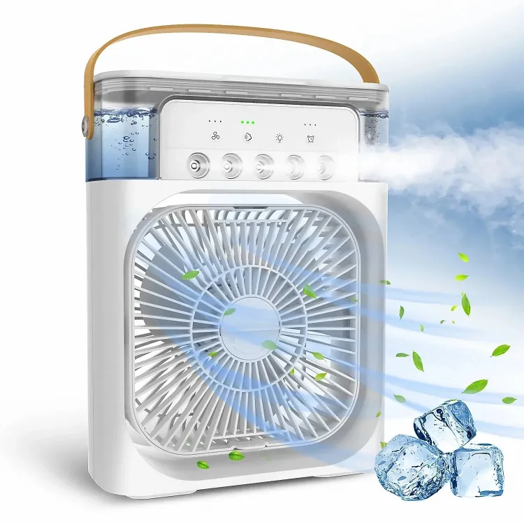 GearUP Air Cooler Fan With Mist Flow - White Color GearUP Air Cooler Fan With Mist Flow - White Color