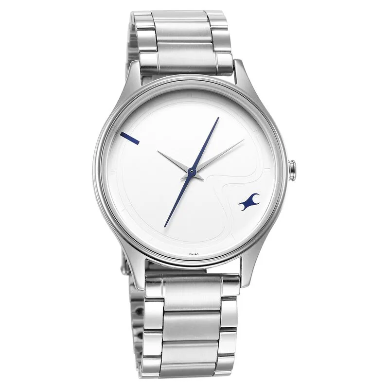 Fastrack NS3290SM01 Stunners Quartz Analog Silver Dial Metal Strap Watch Fastrack NS3290SM01 Stunners Quartz Analog Silver Dial Metal Strap Watch