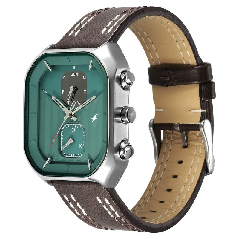 Fastrack 3270SL03 Fleek Quartz Multifunction Grey Dial Leather Strap Watch Fastrack 3270SL03 Fleek Quartz Multifunction Grey Dial Leather Strap Watch