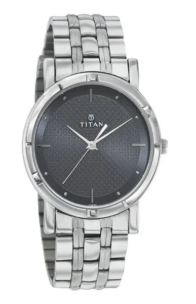 Titan Karishma Analog Black Dial Men's Watch - 1639SM02 Titan Karishma Analog Black Dial Men's Watch - 1639SM02
