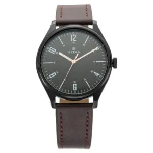 Titan Workwear NS1802NL01 Men's Minimalist Zen Watch Black