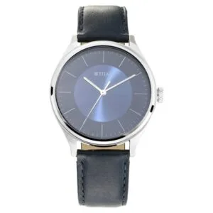 Titan Men's Urban Edge Lustrous Blue Dial Leather(NP1802SL06) Watch