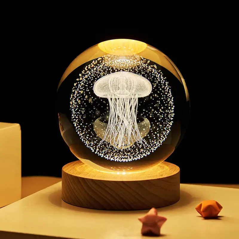 3D Crystal Ball - Jellyfish 3D Crystal Ball - Jellyfish