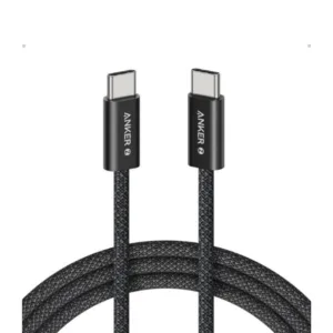 Anker Zolo 240W USB C to USB C Cable for iPhone 16 Series, MacBook & Android Phones - 1.5 Meter, Black Color