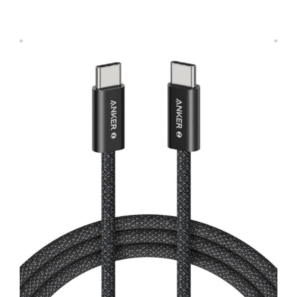 Anker Zolo 240W USB C to USB C Cable for iPhone 16 Series, MacBook & Android Phones - 1.5 Meter, Black Color Anker Zolo 240W USB C to USB C Cable for iPhone 16 Series, MacBook & Android Phones - 1.5 Meter, Black Color