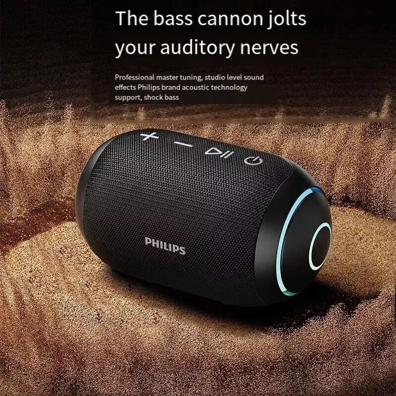 Philips TAS3209 Portable Wireless IPX7 Waterproof Bluetooth Speaker Philips TAS3209 Portable Wireless IPX7 Waterproof Bluetooth Speaker