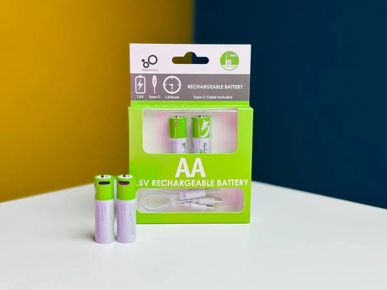 SmarToools RB20 AA 1.5V 2600mWh Rechargeable Battery ( 2 Pcs Set) SmarToools RB20 AA 1.5V 2600mWh Rechargeable Battery ( 2 Pcs Set)