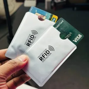Anti Rfid Card Holder NFC Blocking Reader Case Protection Aluminium – 1pc