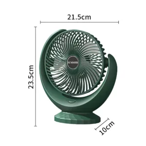 INDIANA IRF-881B Multifunctional Desktop Fan - Green