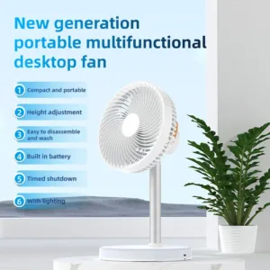 P6 Rechargeable USB Desktop Fan