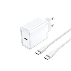Vention FAHWF-EU 1-port 25W USB-C Wall Charger with USB-C Cable EU-Plug